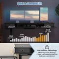 Electric Standing Desk with 2 Drawers, 3 Memory Positions, 63" x 24" Height Adjustable Electric Sit Stand Desk for Home Office Bedroom