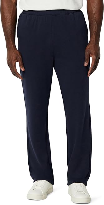 Men's Regular Fit French Terry Open Bottom Sweatpant