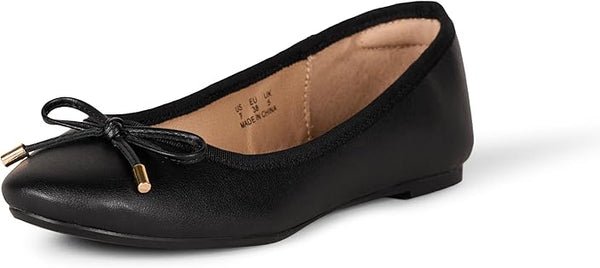 Women's Comfortable Round Toe Ballet Flats with Bow