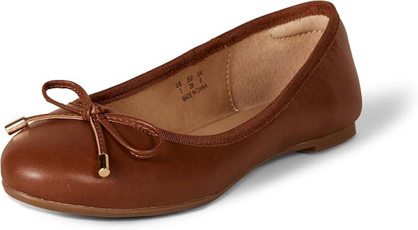 Women's Comfortable Round Toe Ballet Flats with Bow