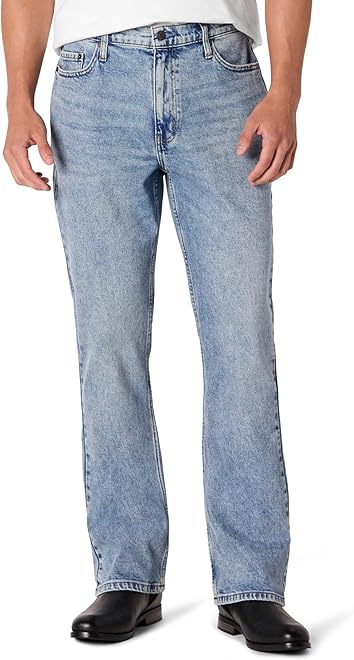 Men's Straight-Fit Bootcut Jean, Heavyweight Low Stretch Denim